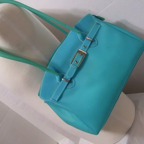Fashion Jelly Like Handbag Turquoise blue - Picture 1 of 4